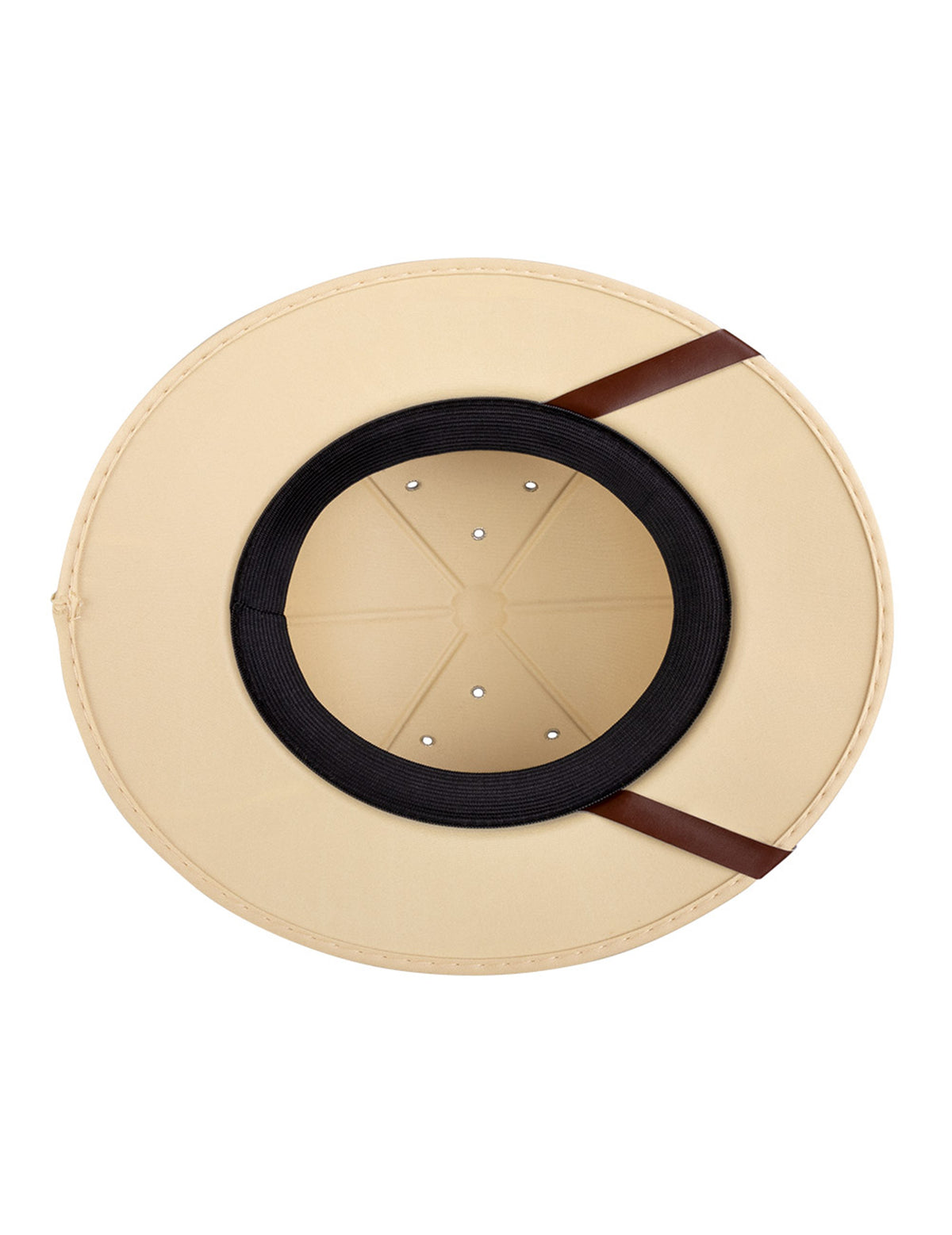 Vue de dessous du chapeau explorateur de la jungle adulte