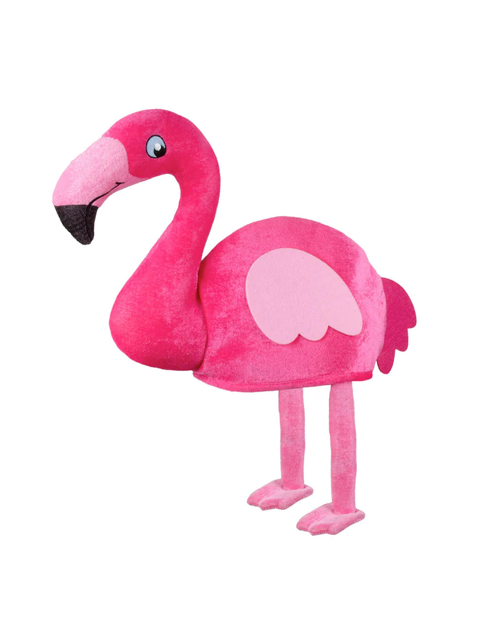 Vue de profil du chapeau flamant rose pour adulte