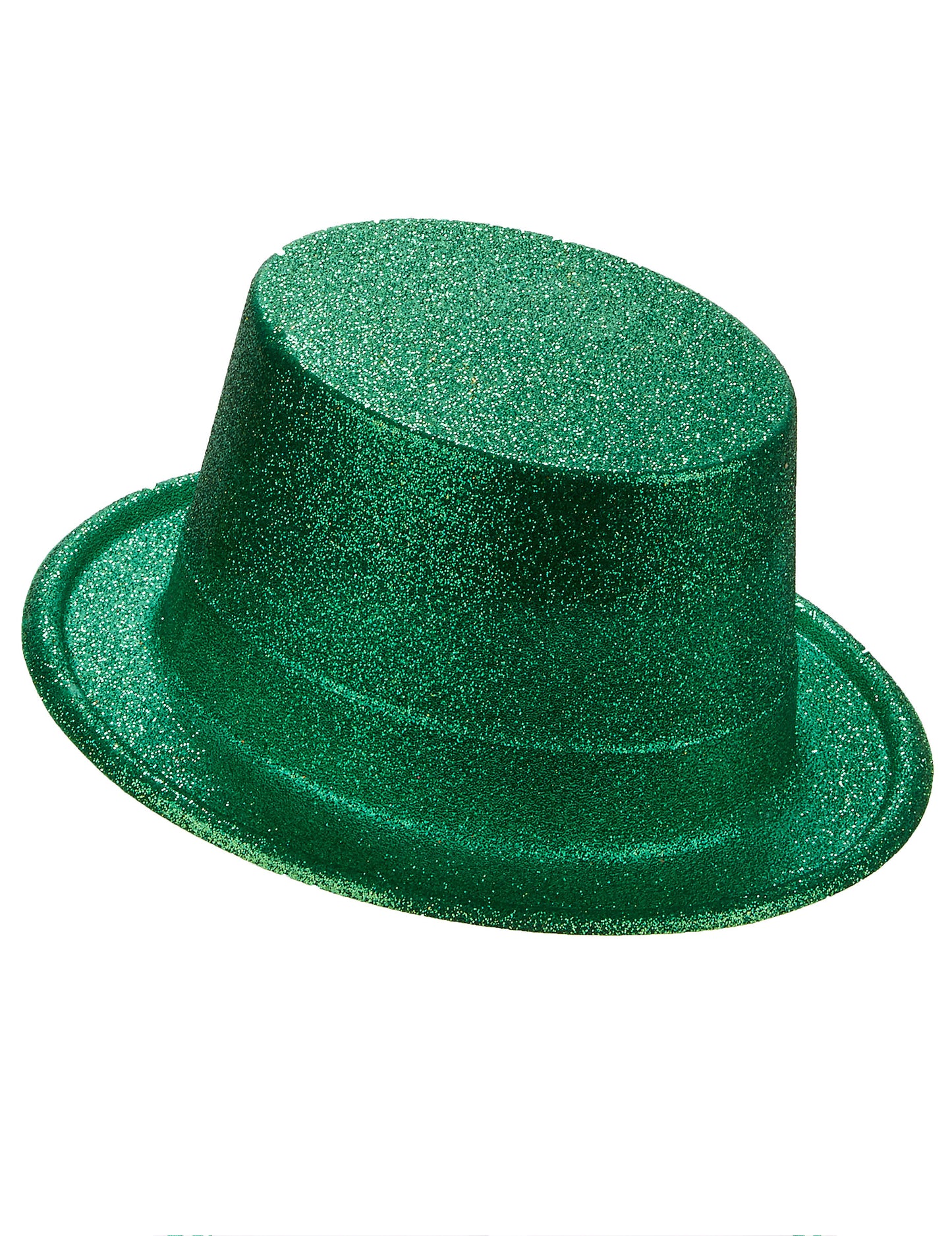 Chapéu alto de plástico verde brilhante adulto