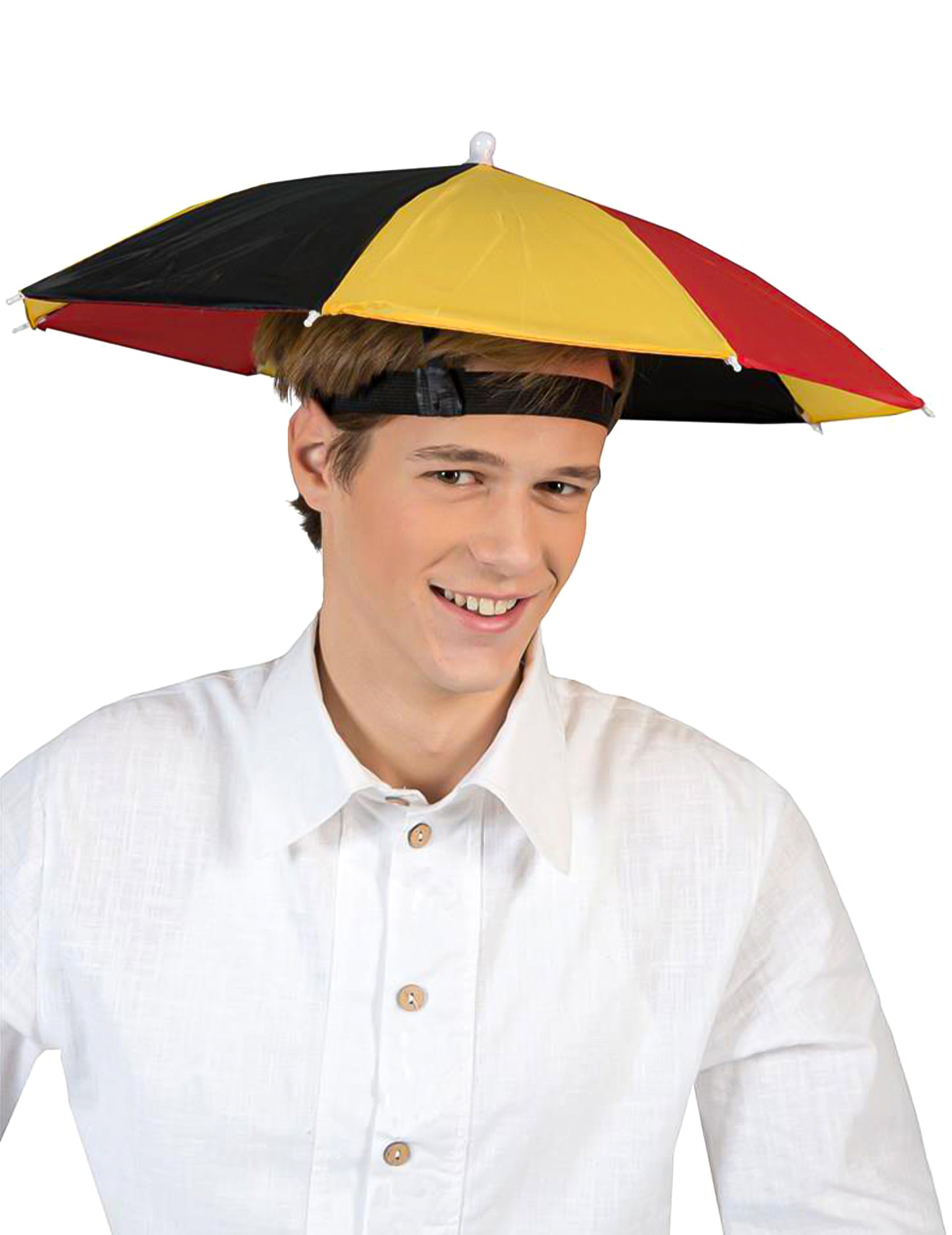 Chapéu divertido de guarda-chuva adepto da Alemanha