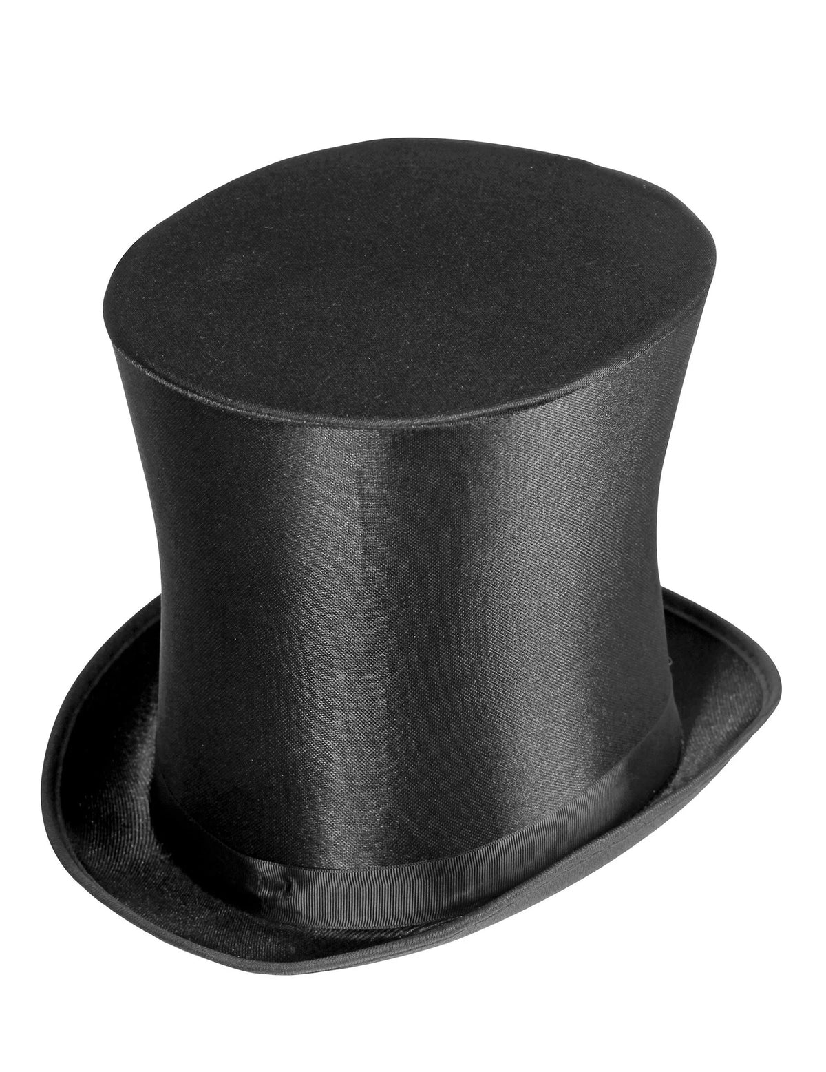 Vue de face du chapeau haut de forme luxe pour adulte