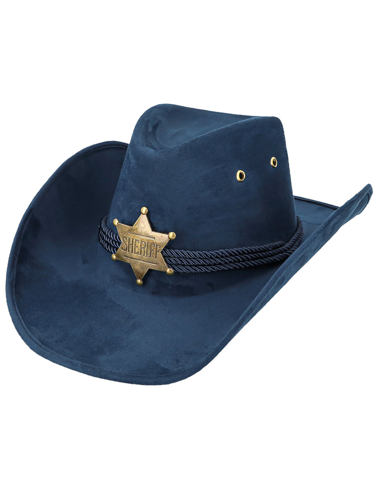Vue de trois-quarts du Chapeau Sherif
