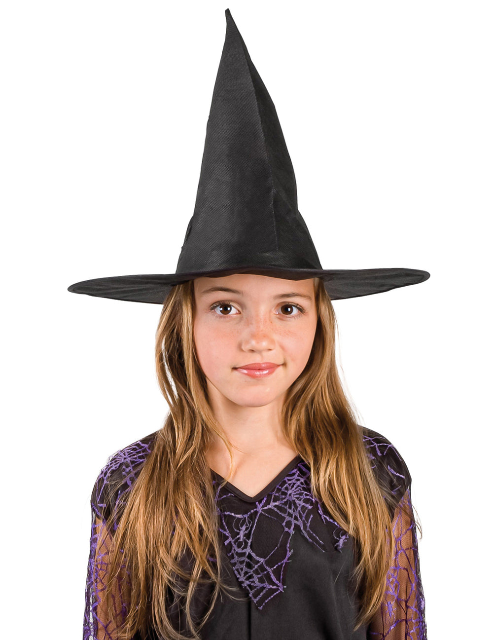 Chapeau de sorcière pour enfant noir d'halloween