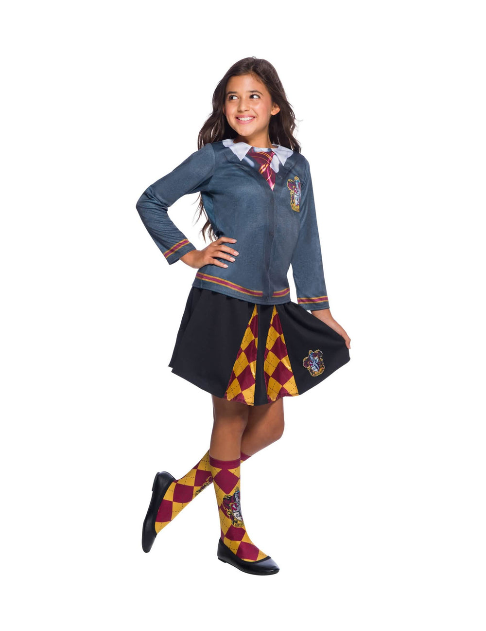Vista geral das meias Gryffindor Harry Potter™ adulto