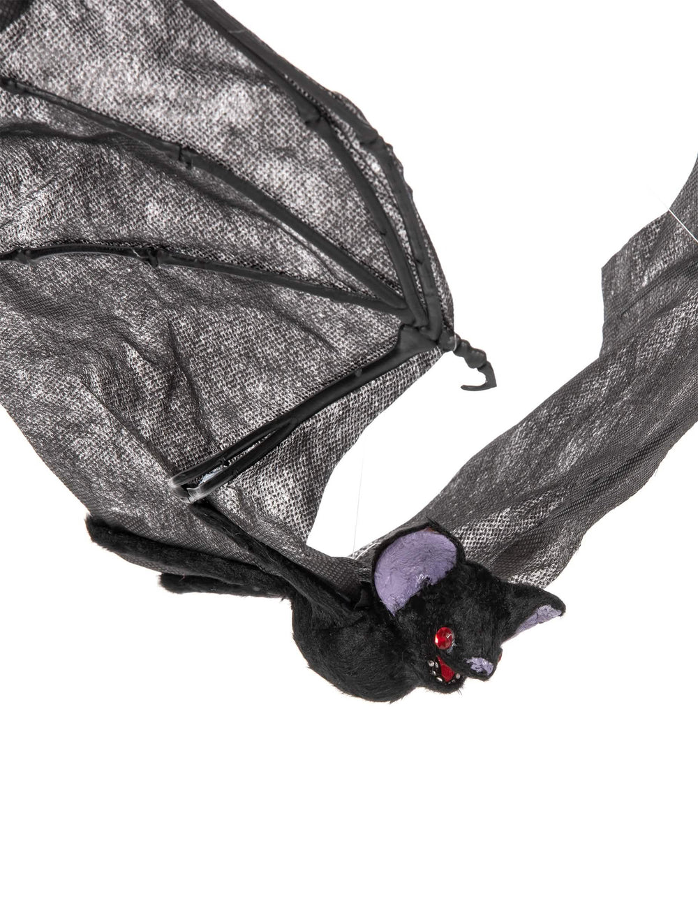 Grande plano das asas e do corpo do morcego voador de halloween para decoração