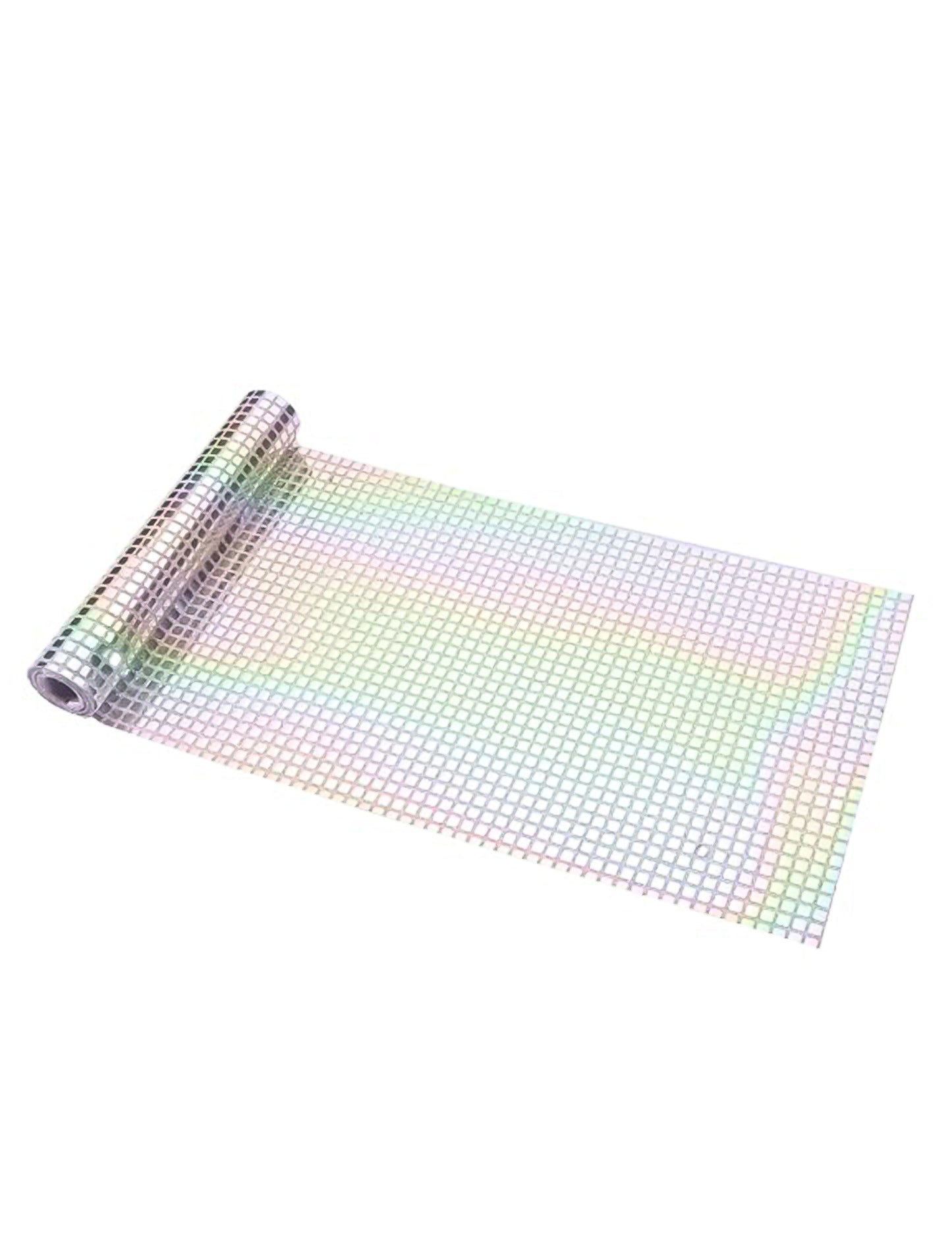 Caminho de mesa disco efeito bola de espelhos iridescente 3 m