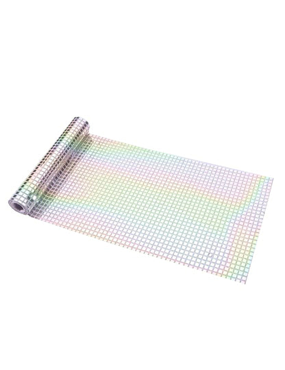 Caminho de mesa disco efeito bola de espelhos iridescente 3 m