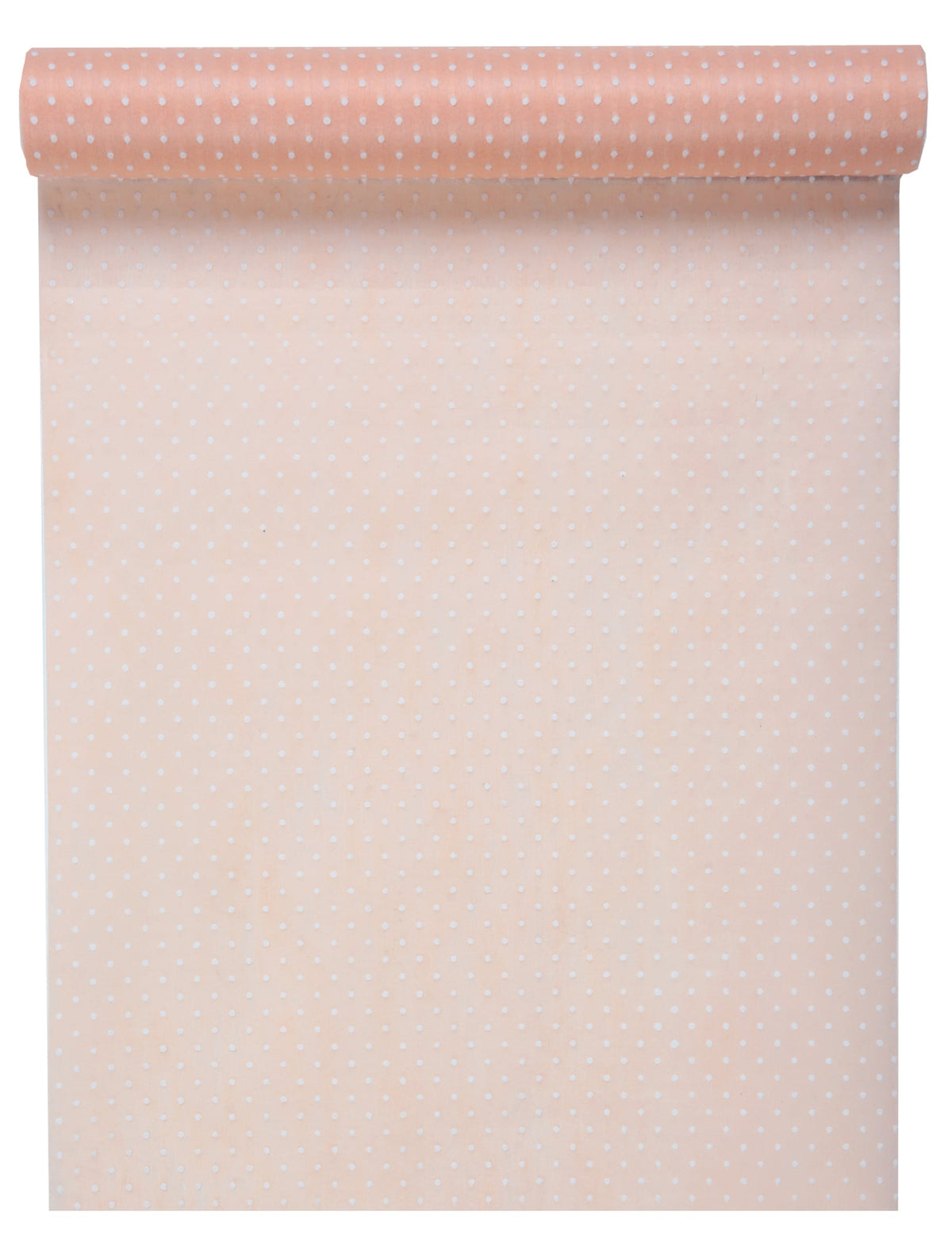 Chemin de table en tissu plumetis pour décoration de fête rose