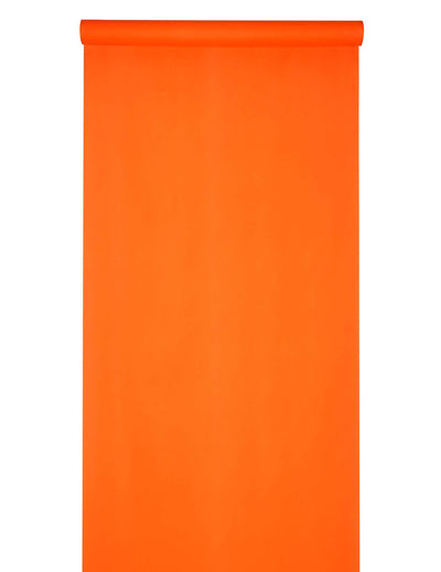 Caminho de mesa Eternity laranja 40 cm x 4,8 m