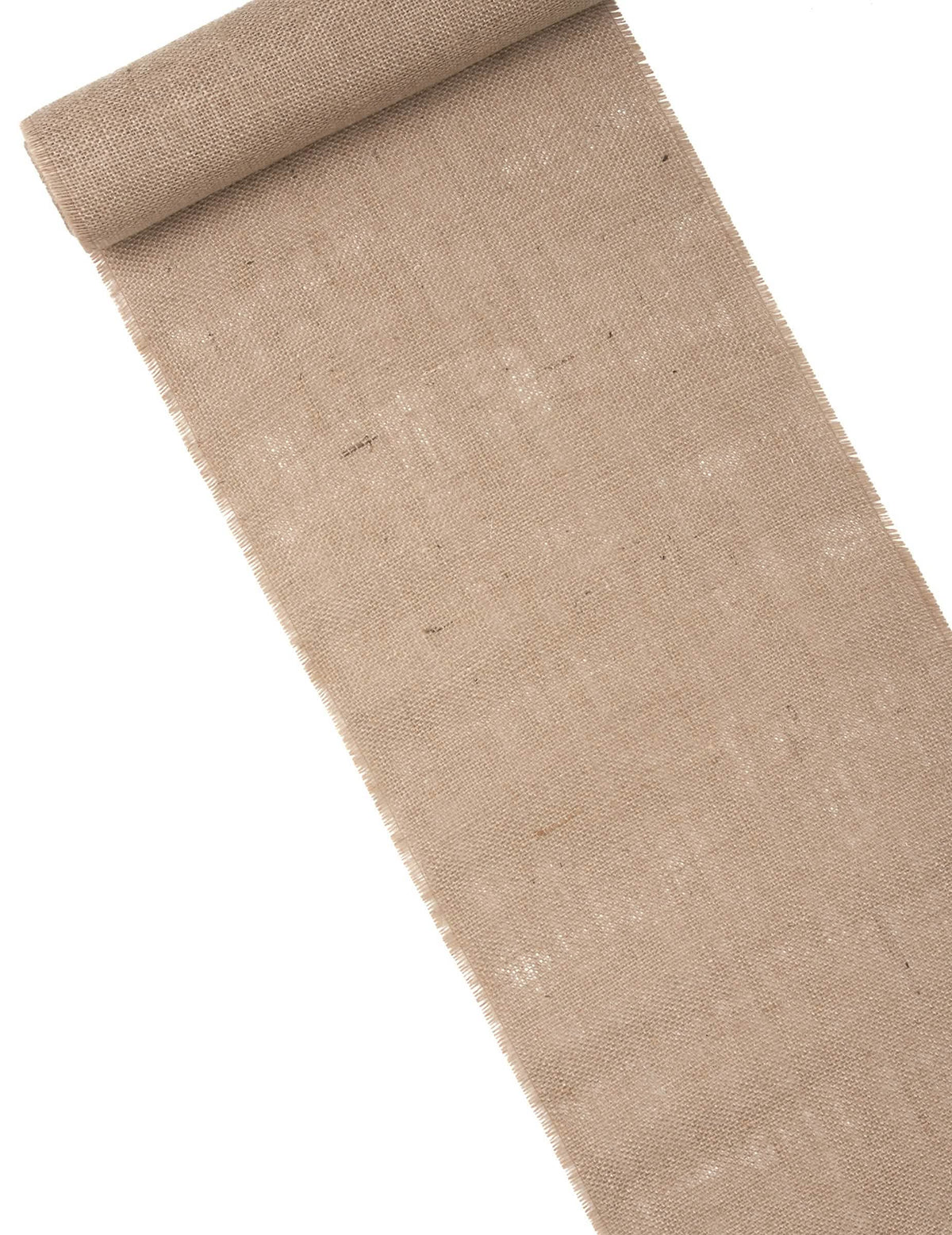 Camiho de mesa em serapilheira para decoração de festa natural bege