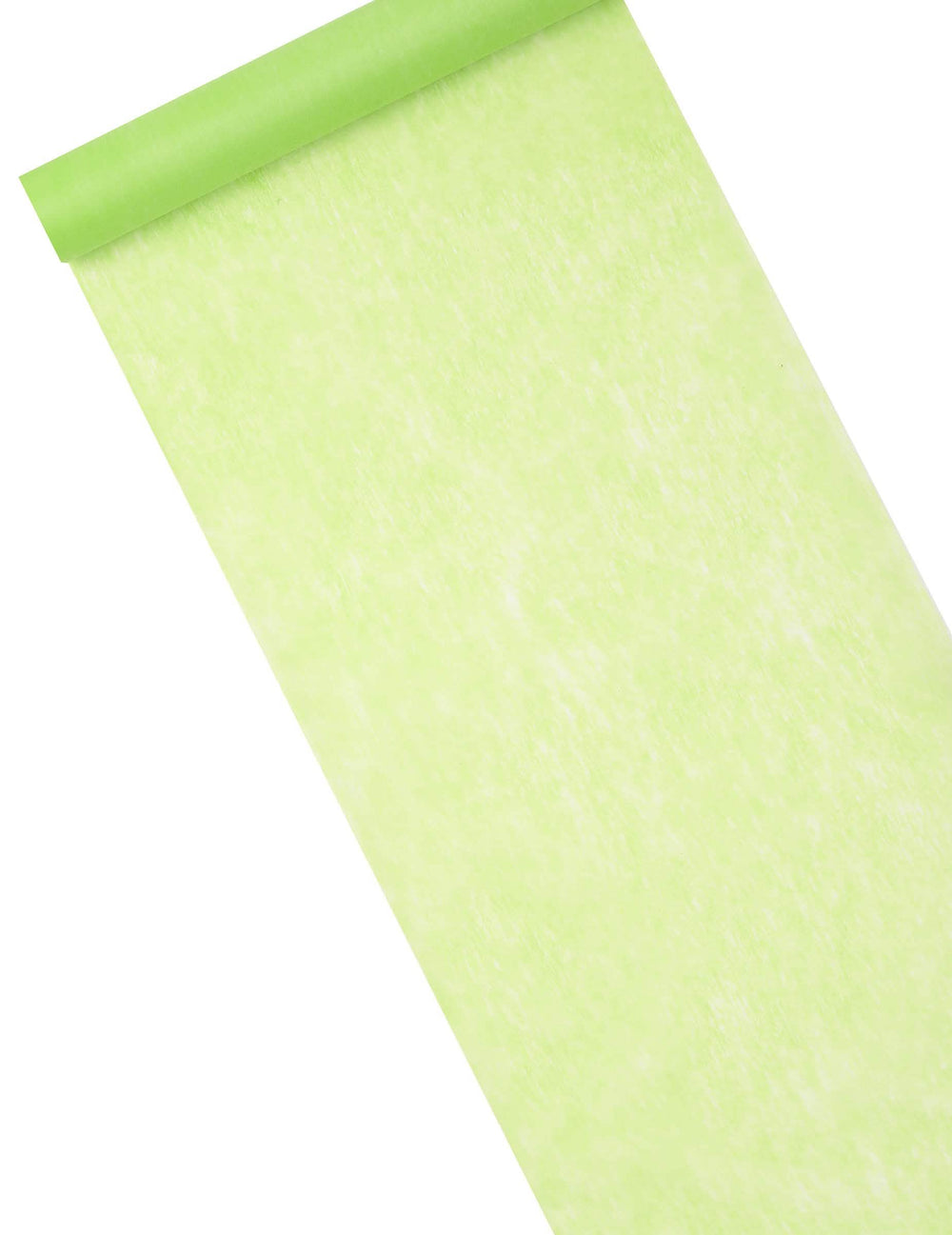 Faixa de mesa de tecido não tecido para decoração de festa verde cortável