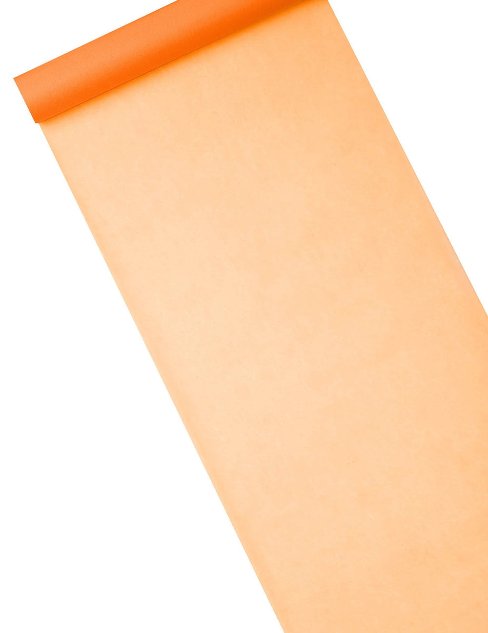 Caminho de mesa não tecido cor de laranja