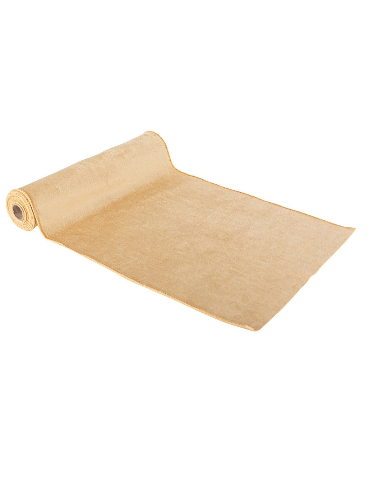 Détail de la texture velours du chemin de table en velours lavable pour fête
