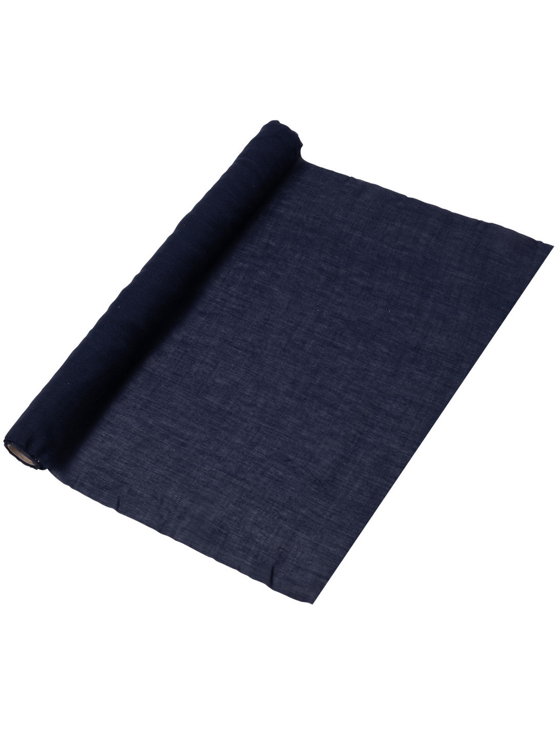 Caminho de mesa em musselina azul marinho 48 cm x 5 m para casamento