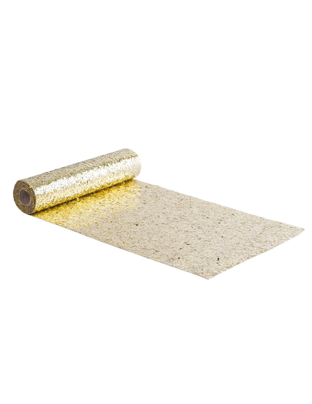 Caminho de mesa com lantejoulas para festa dourado chique e brilhante