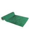 Caminho de mesa riscas brilhantes veludo verde escuro e prateado 28 cm x 3 m