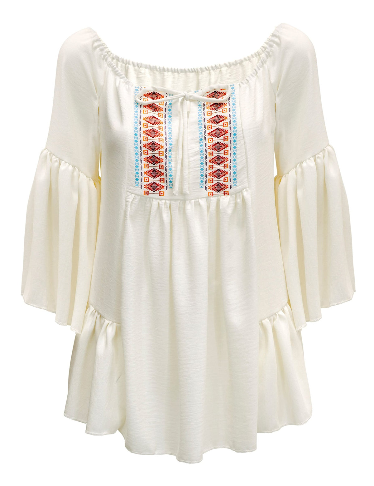 Camisa hippie dos anos 60 para mulher