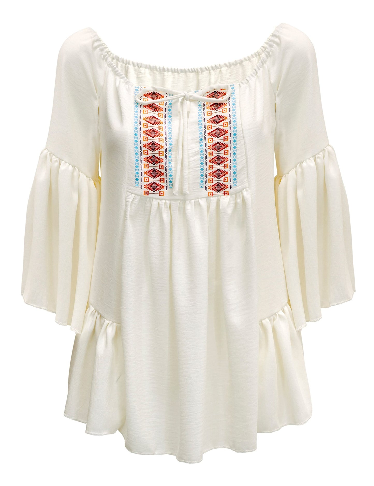 Camisa hippie dos anos 60 para mulher