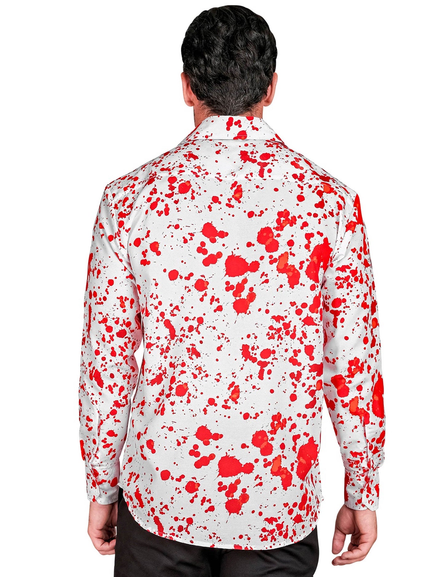 Camisa branca sangrenta para homens