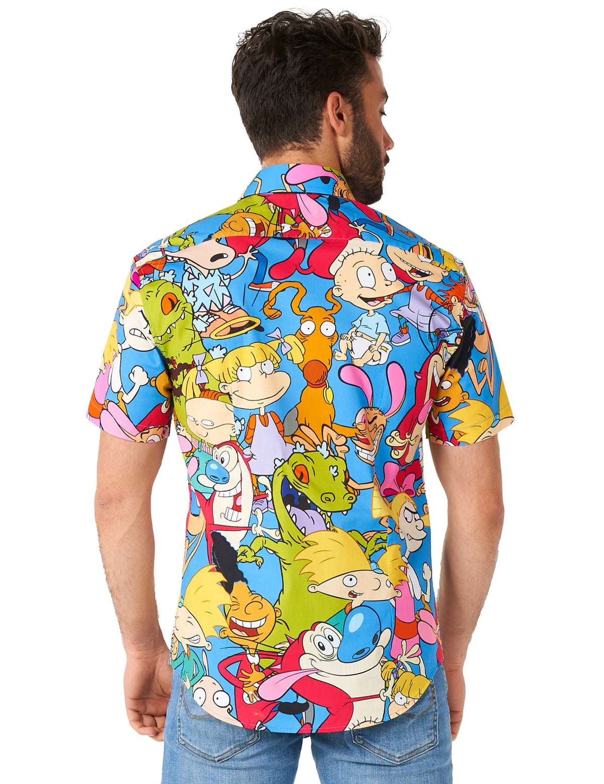 Camisa desenhos animados anos 90 Nickelodeon™ para adulto Opposuits™