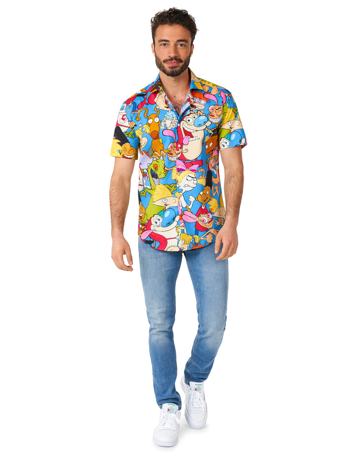 Camisa desenhos animados anos 90 Nickelodeon™ para adulto Opposuits™