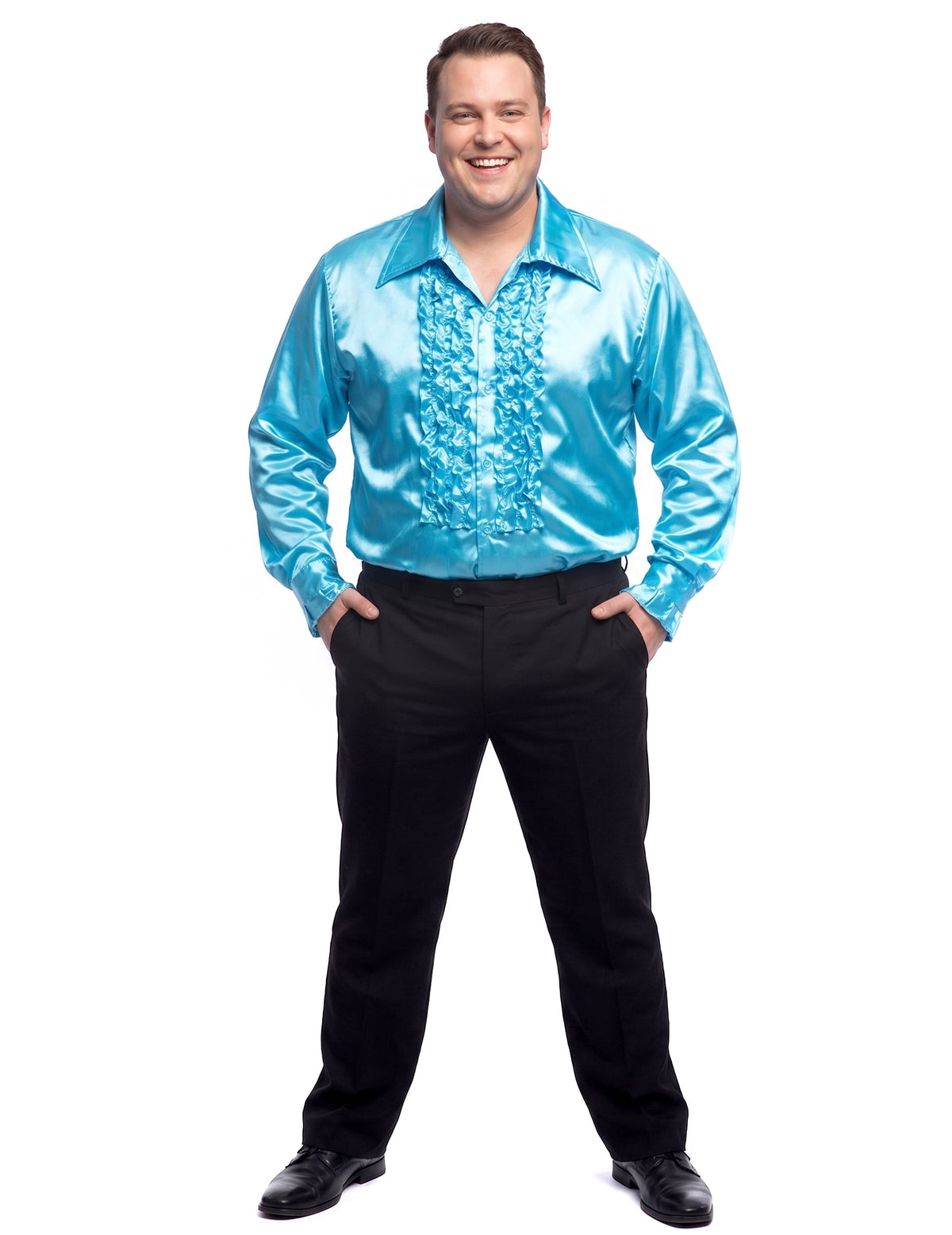 Camisa Disco azul-claro para Homem