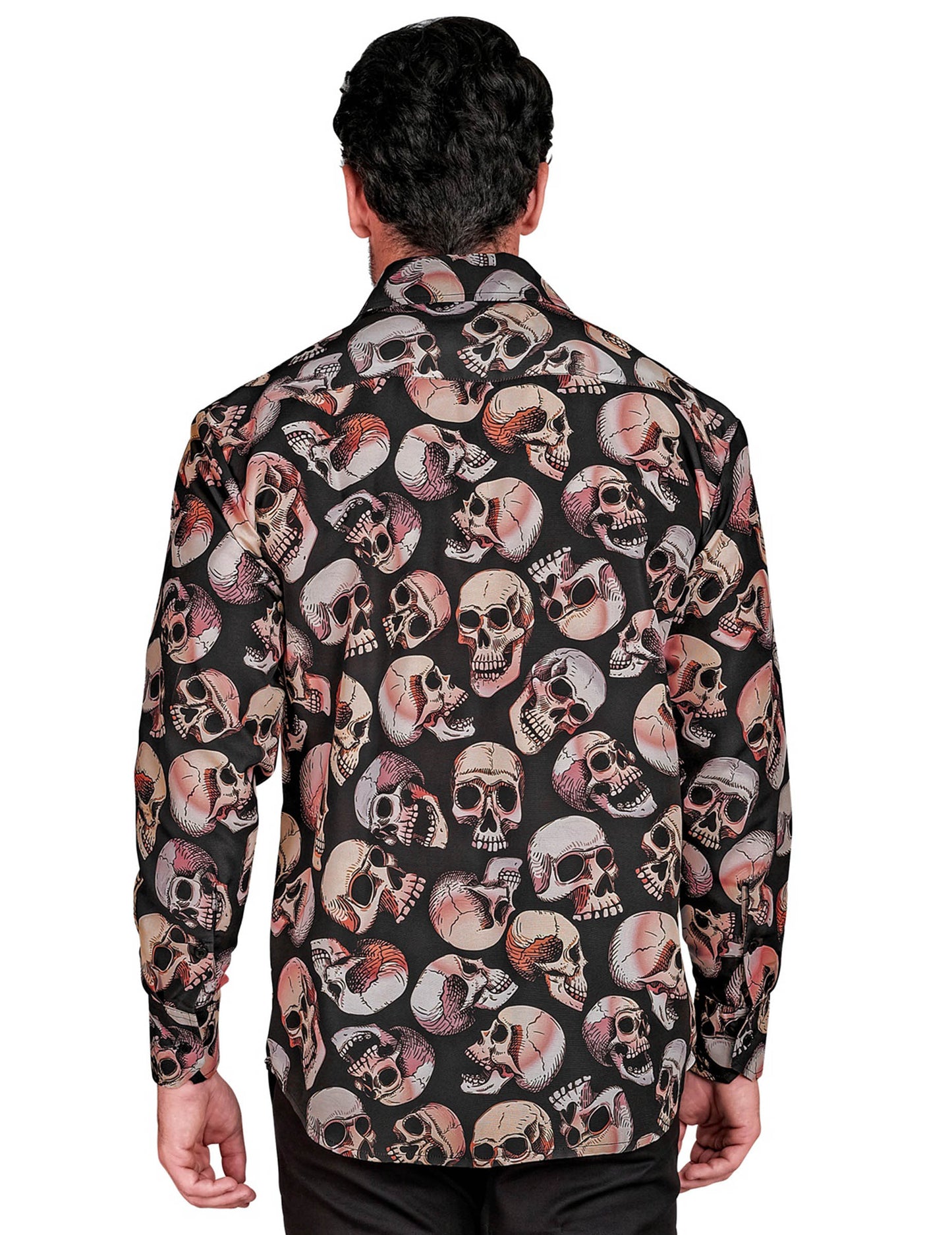 Camisa de caveira para homens