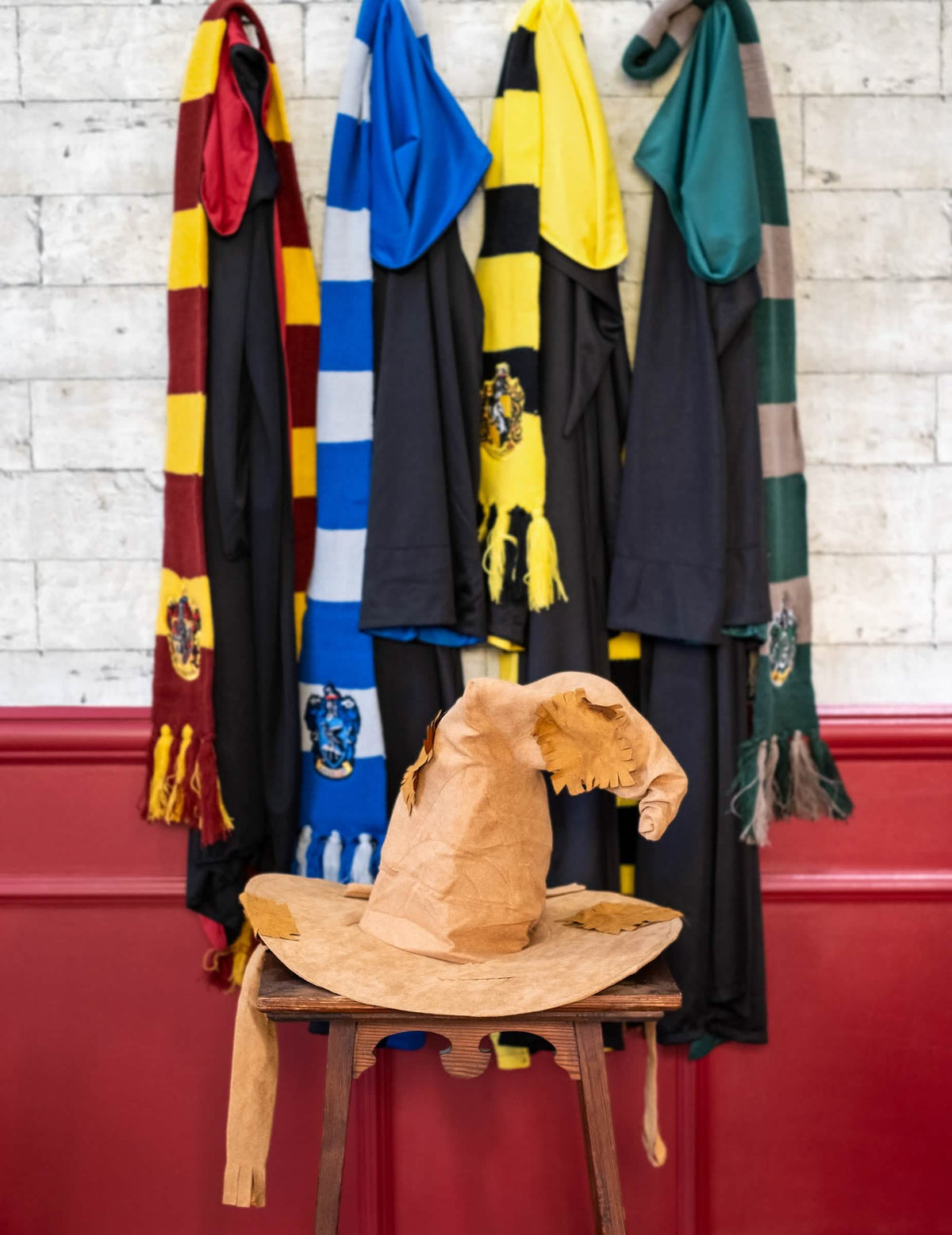 Encenação do Chapéu Seletor luxo Harry Potter para adulto