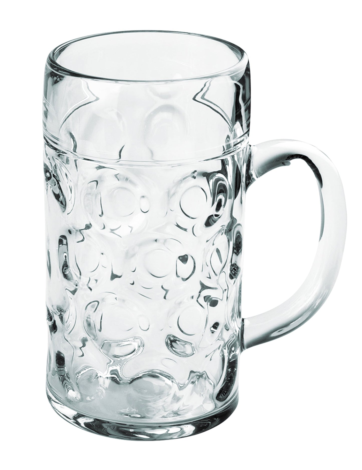 Caneca de cerveja transparente 1 L