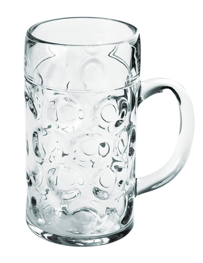 Caneca de cerveja transparente 1 L