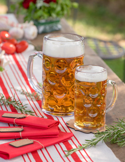 Caneca de cerveja transparente 1 L
