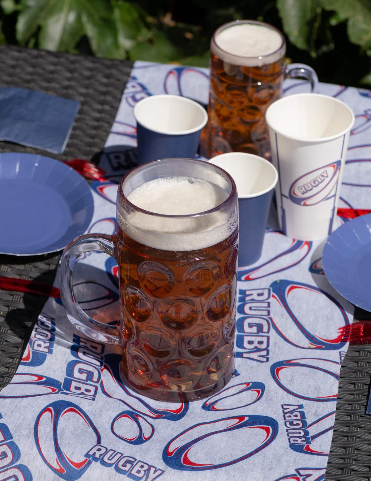 Caneca de cerveja transparente 1 L