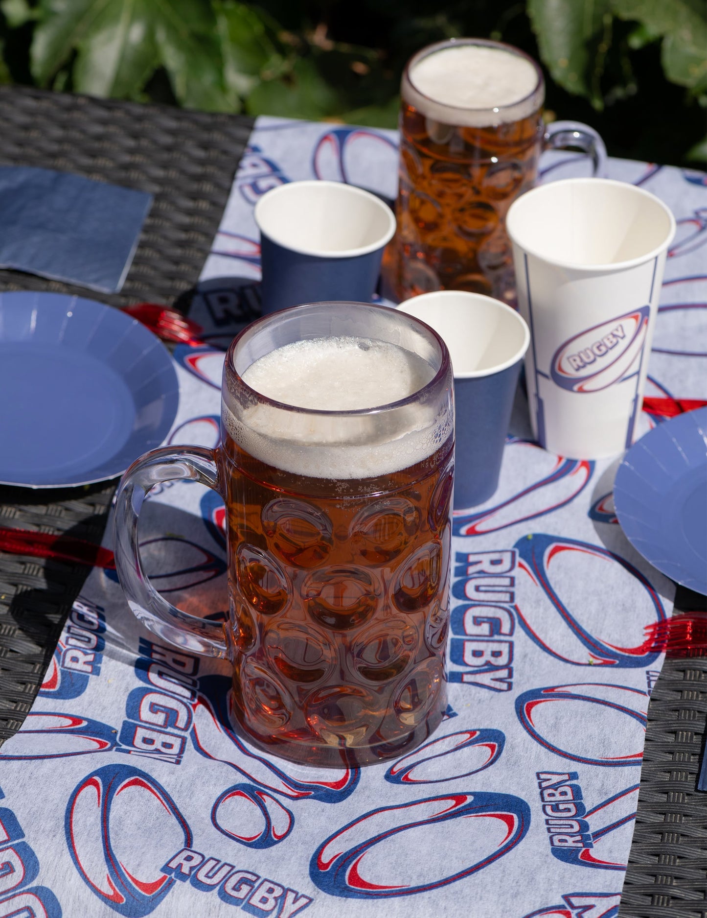 Caneca de cerveja transparente 1 L