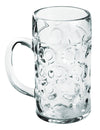 Caneca de cerveja transparente 50 cl