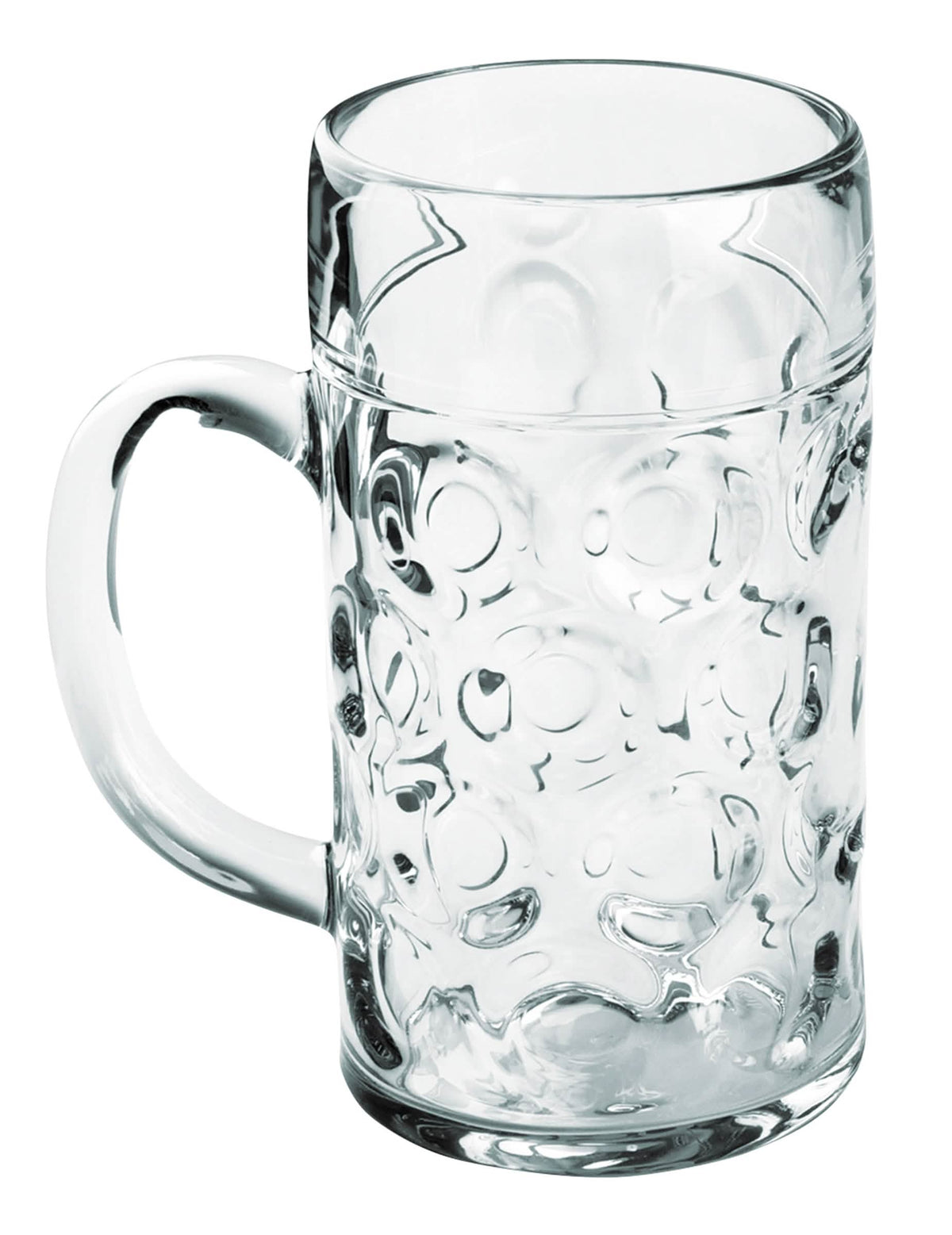 Caneca de cerveja transparente 50 cl