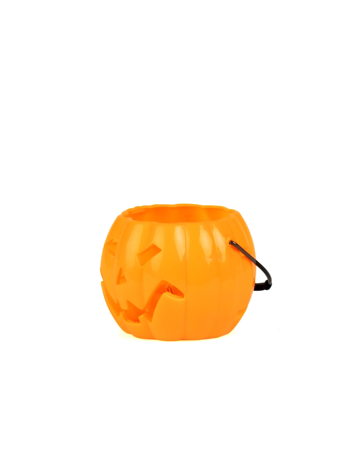 Vue de profil de la citrouille lumineuse Halloween