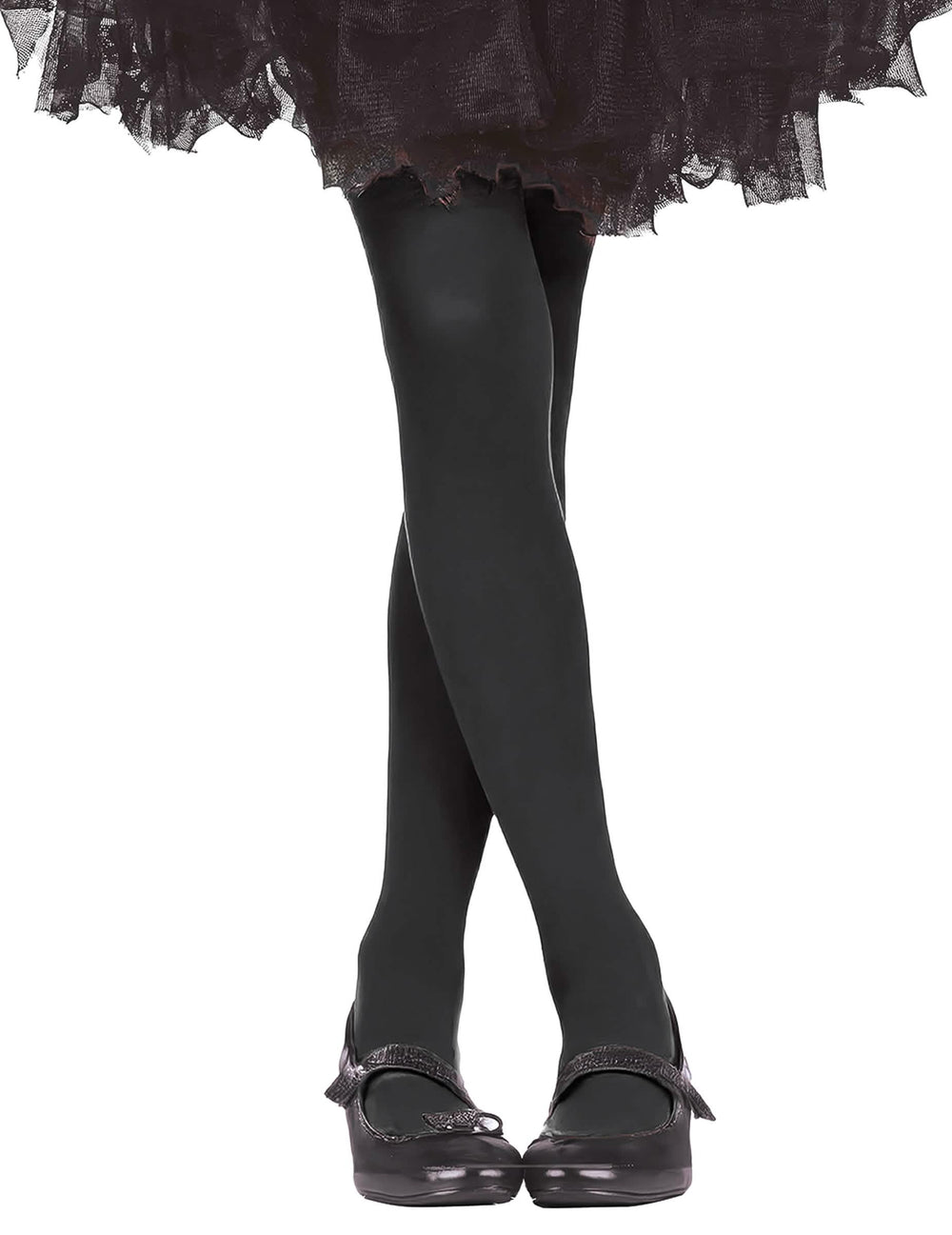 Collants pretos opacos para criança