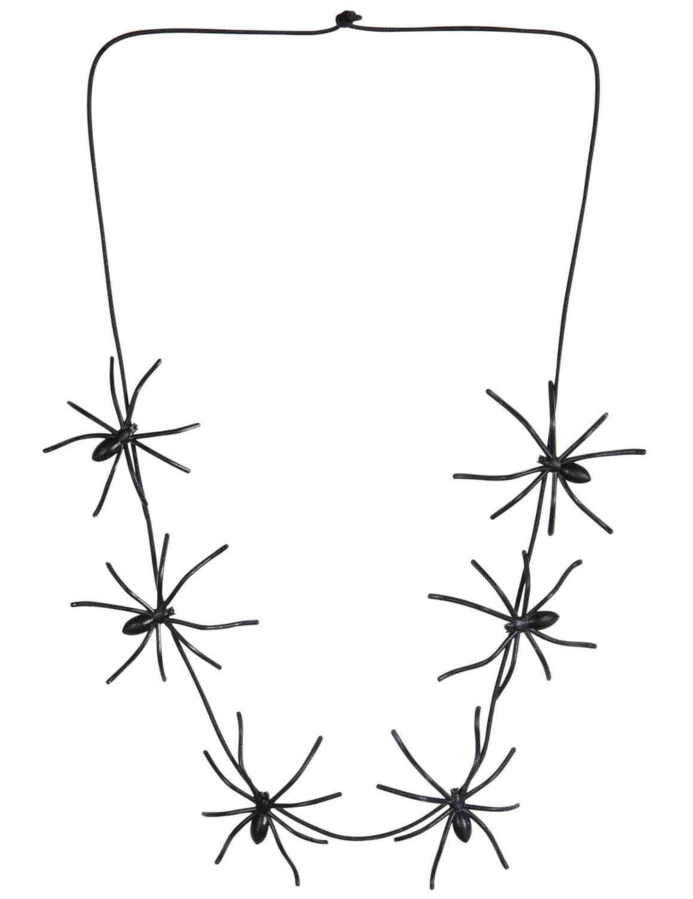Collier araignées Halloween pour adulte noir