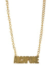 Collier gangster Al capone pour adulte doré