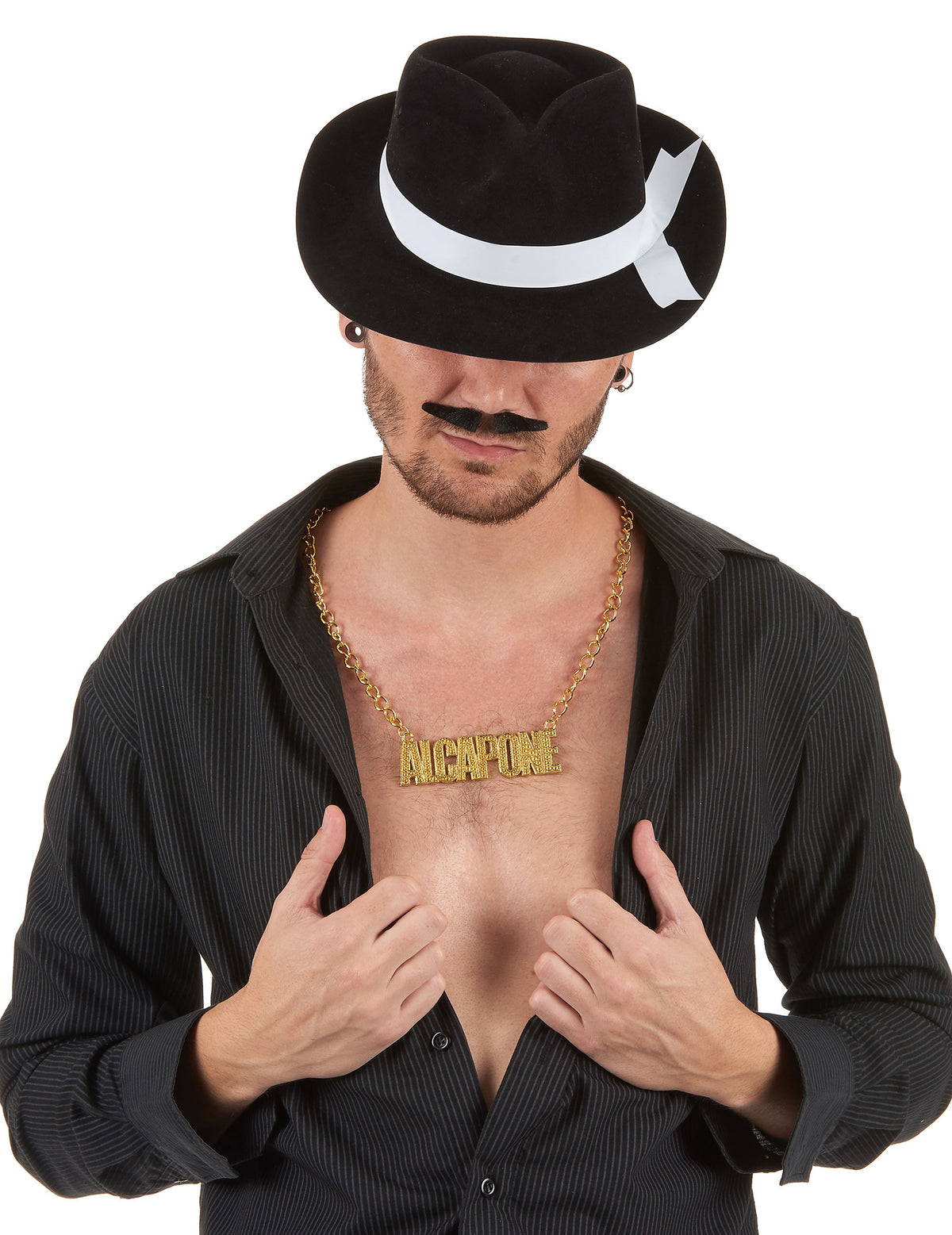 Mise en situation du collier gangster Al capone