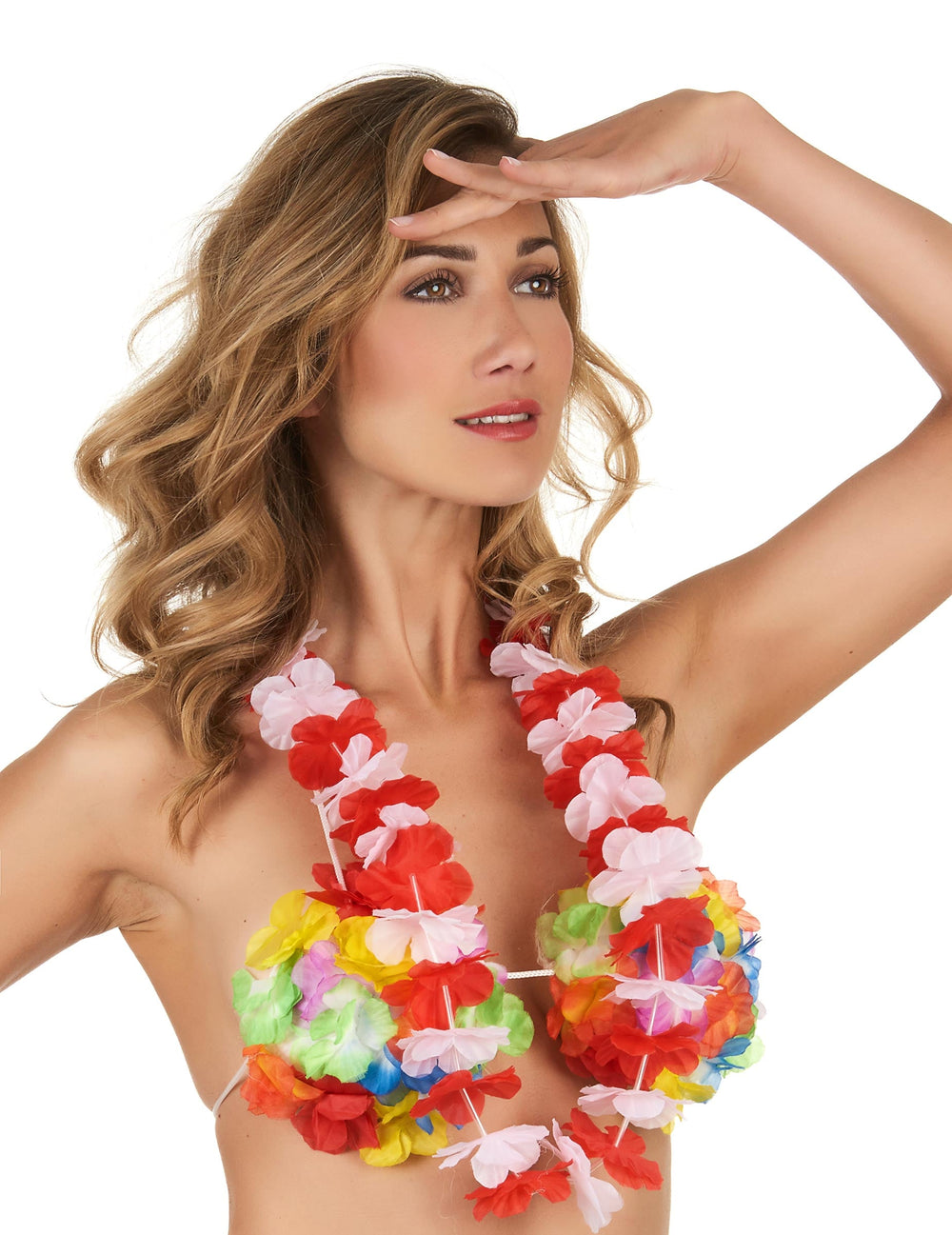 Vue portée du collier Hawaï