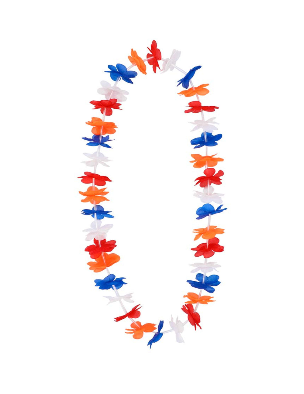 Vue d'ensemble du collier Hawaï supporter Pays-Bas pour adulte
