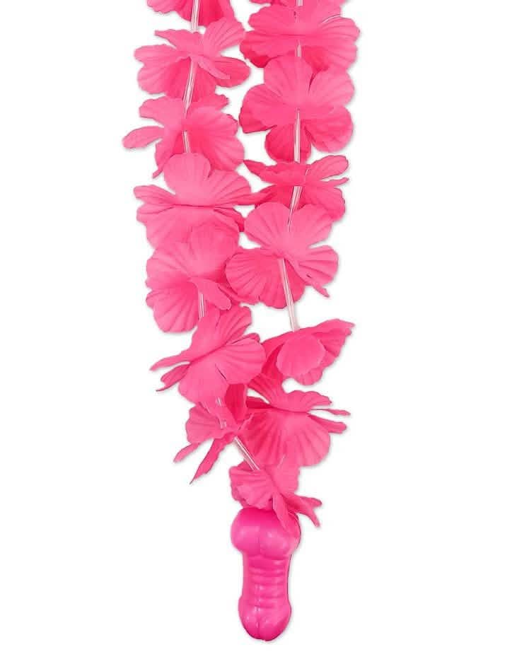 colar havaiano zizi para adulto cor de rosa