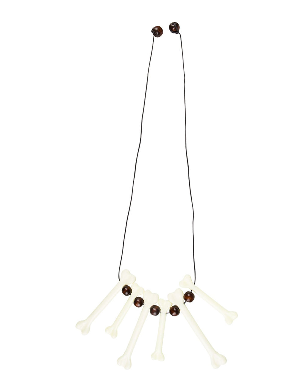 Vue d'ensemble du collier os homme des cavernes