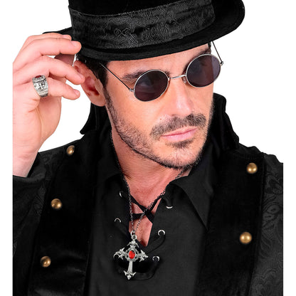 Colar vampiro gótico adulto Halloween