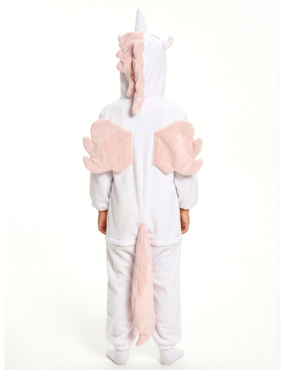 Vue de dos de la combinaison licorne pour enfant