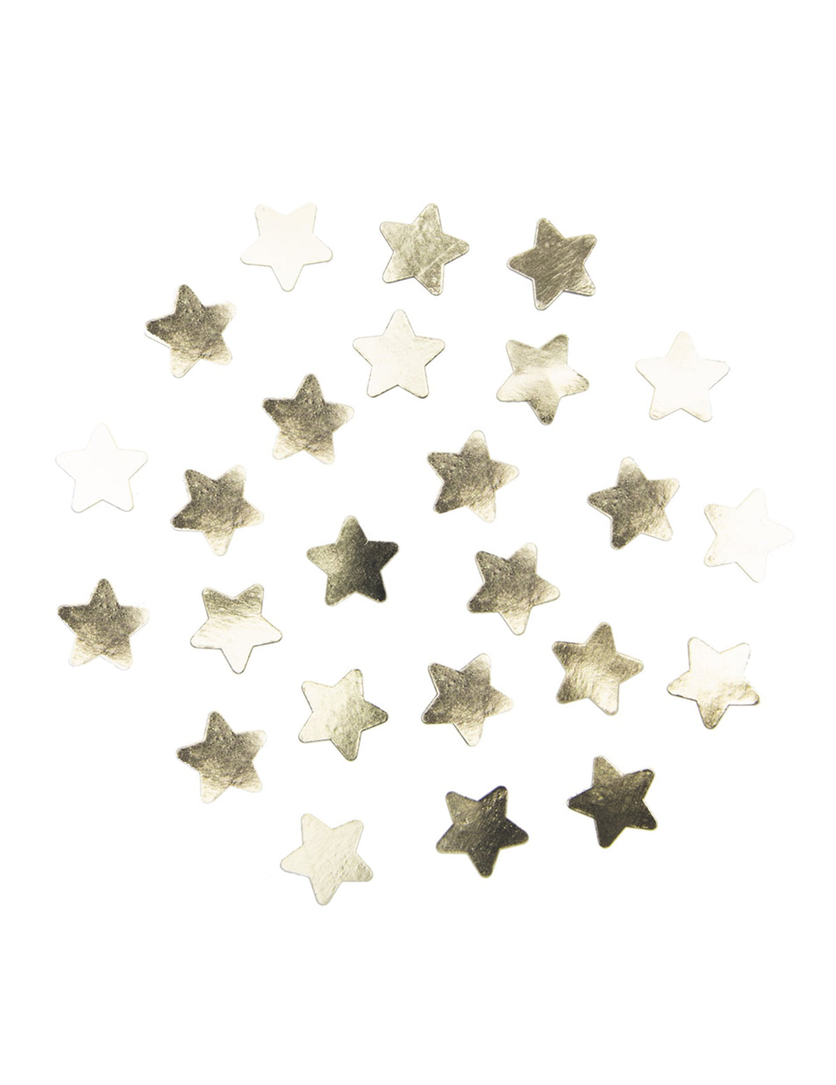 Confettis de table étoiles pour décoration de fête dorés