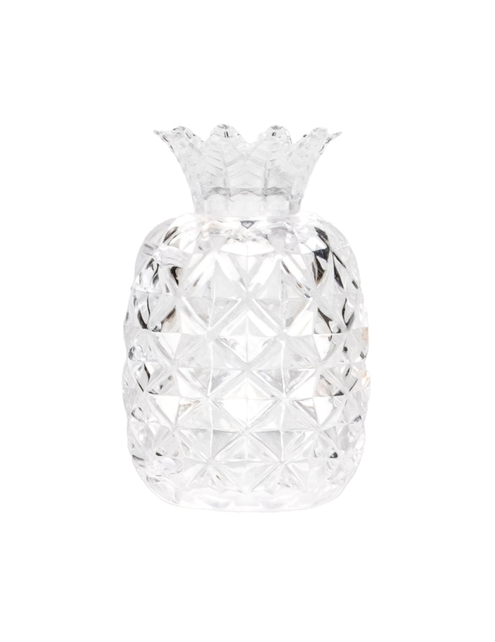 Contenant à dragées en forme d'ananas pour fête transparent