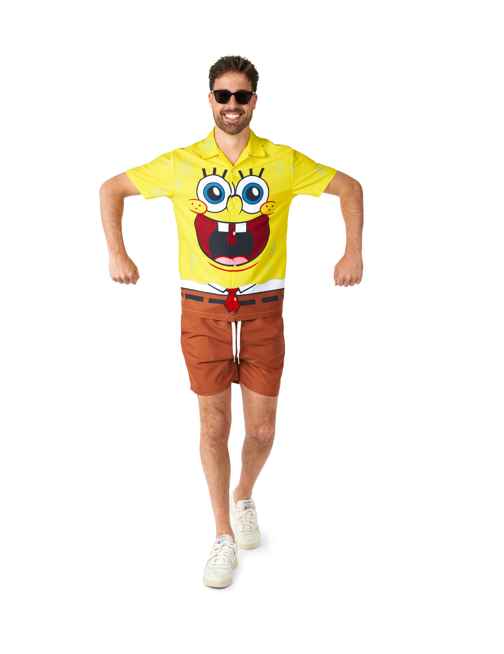 Vue de plein pied du costume d'été Bob l'Eponge
