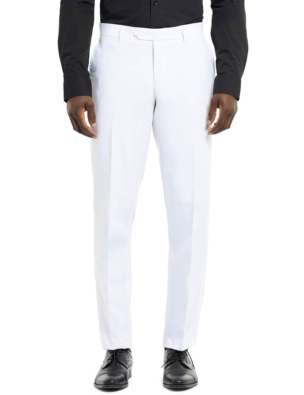 Détail du pantalon du Costume Mr. Blanc Opposuits